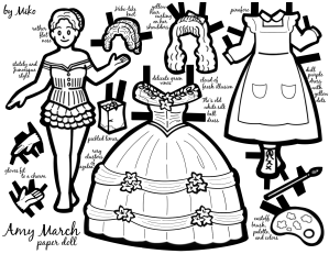 Amy Paper Doll