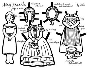 Meg Paper Doll